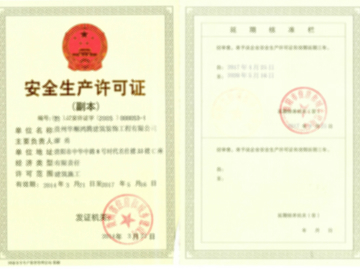 安全生產許可證副1（新）